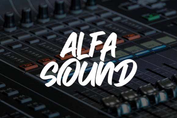 Alfa Sound: A Font That Speaks to Your Craft