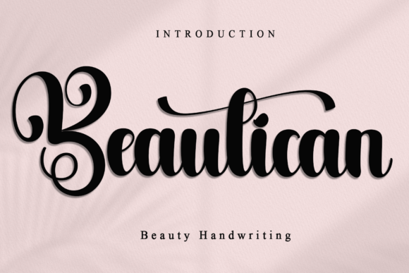 Beautican: A Script Font That Elevates Digital Branding