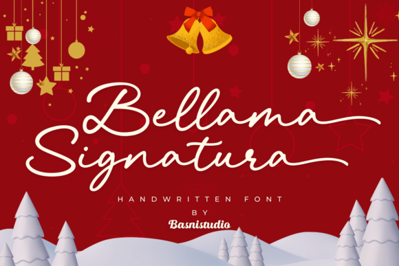 Bellama Signatura Font: A Glamorous Script for Editorial Design