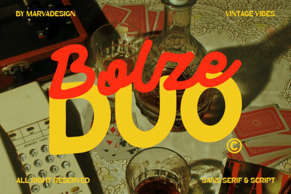 Bolze: A Font That Elevates Branding with Vintage Charm and Modern Clarity