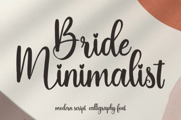 Bride Minimalist Font: A Timeless Script for Crafters and Designers