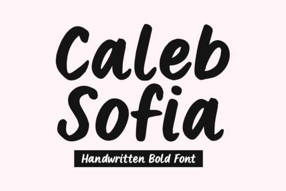 Caleb Sofia: A Bold Script Font for Dynamic Branding