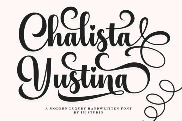 Chalista Yustina: A Font for Graceful Editorial Design