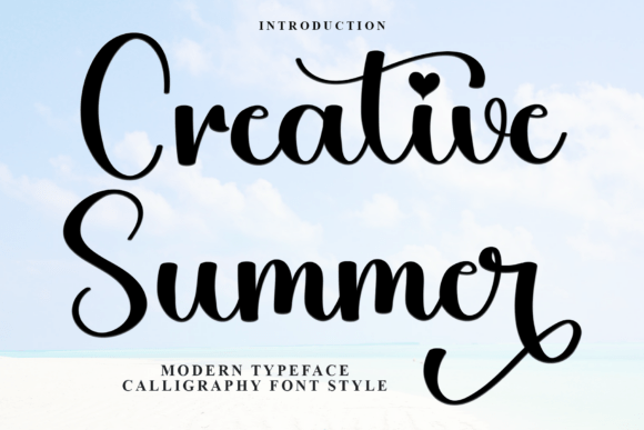 Creative Summer Font: A Versatile Script for Editorial Design