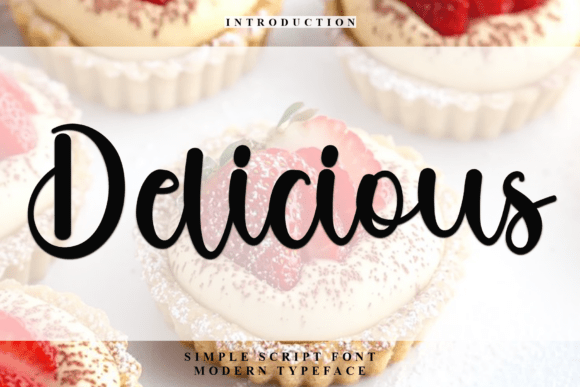 Delicious Font: A Script Amp for Editorial Design