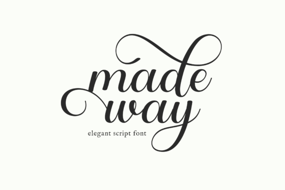 Madeway: A Script Font That Elevates Your Brand’s Visual Story