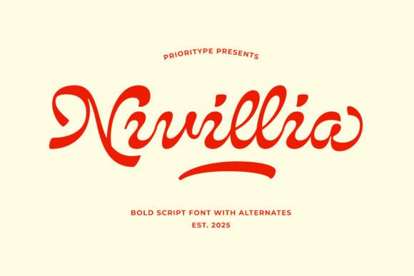 Nivillia: A Script Font for Crafting with Style and Substance