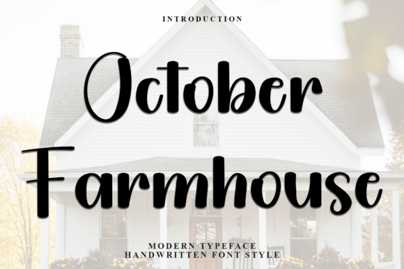 October Farmhouse Font Review