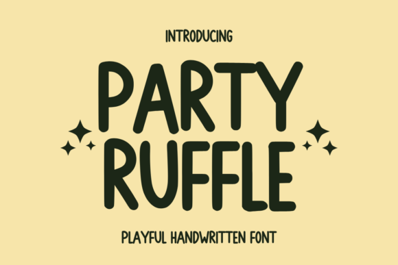 Party Ruffle: A Font That Brings Joy to Every Craft Project