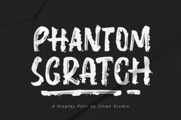 Phantom Scratch: A Bold Font for Digital Design