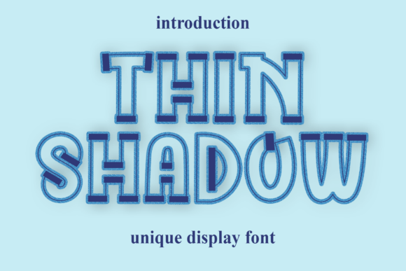 Thin Shadow: A Font That Elevates Your Brand