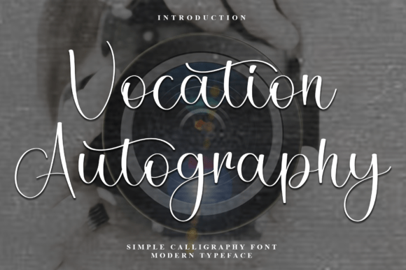Vocation Autography: A Font for Campaign Creativity